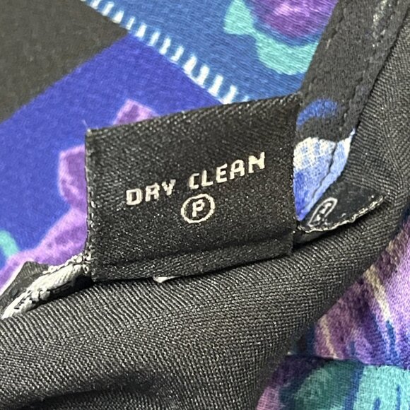 Vintage American Angel Dress Womens XL Dark Floral Chiffon Layered Max Fairy Y2K - Picture 8 of 8